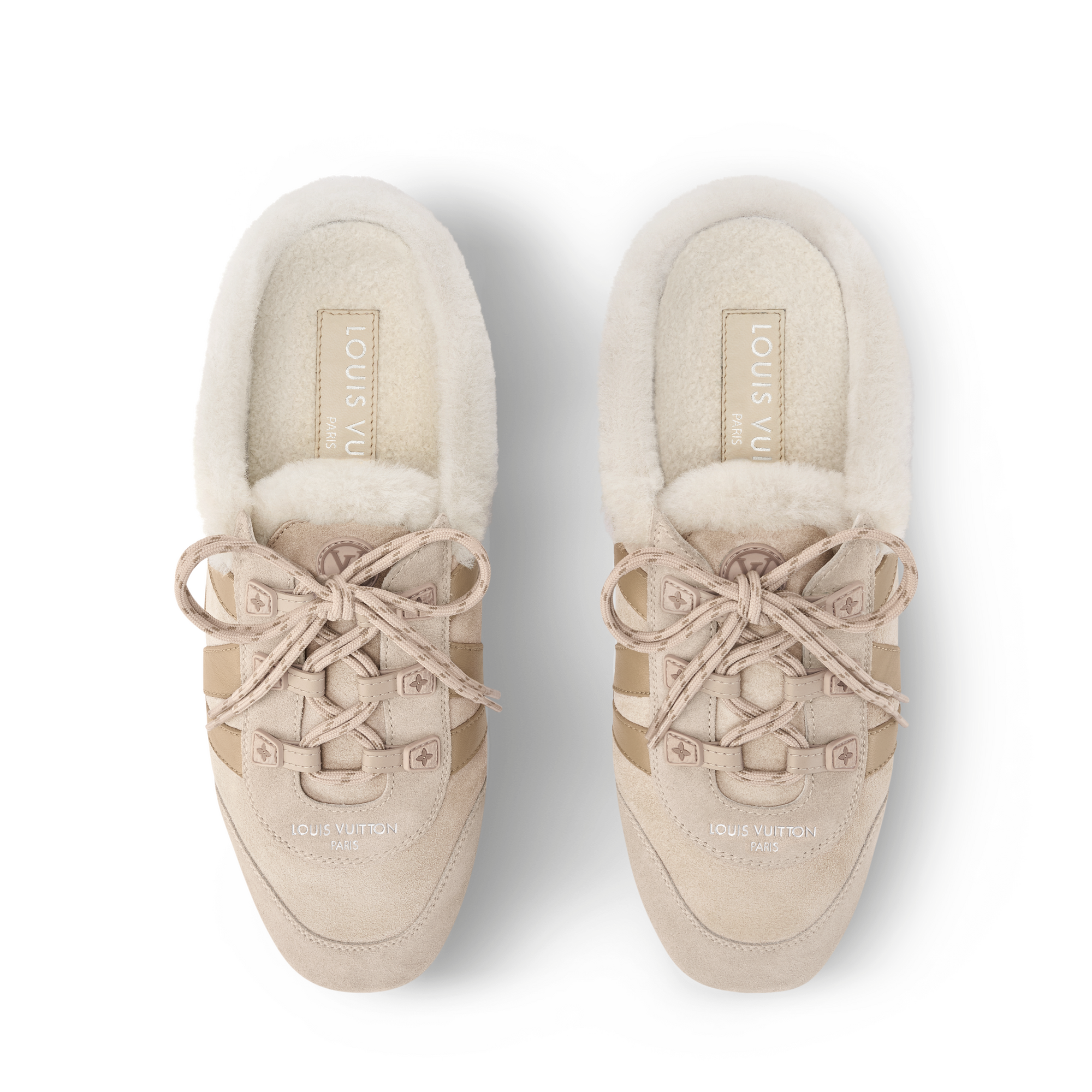 Louis Vuitton フラットシューズ クリーム色 LV Cosy Flat Comfort Closed Mule - Shoes | LOUIS VUITTON